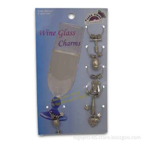 Wine Charm Pendant, Ideal for Brand Building Projects, Available in Various Designs